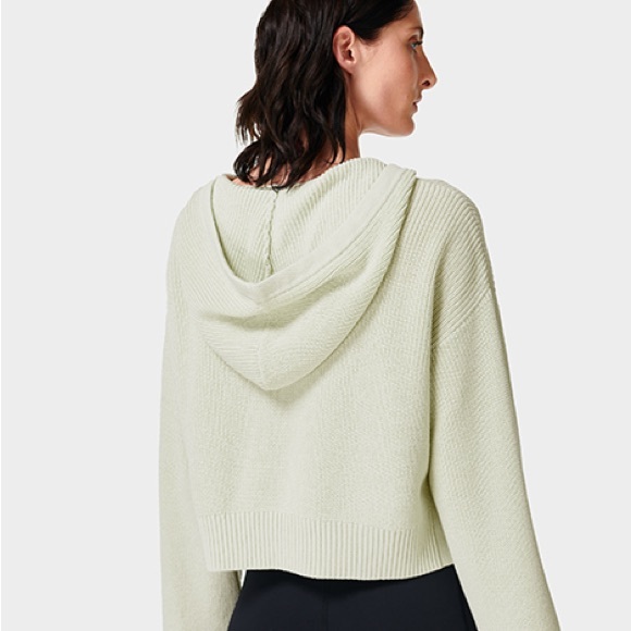 Sweaty Betty Summer Beach Crop Hoodie, M - Picture 4 of 7